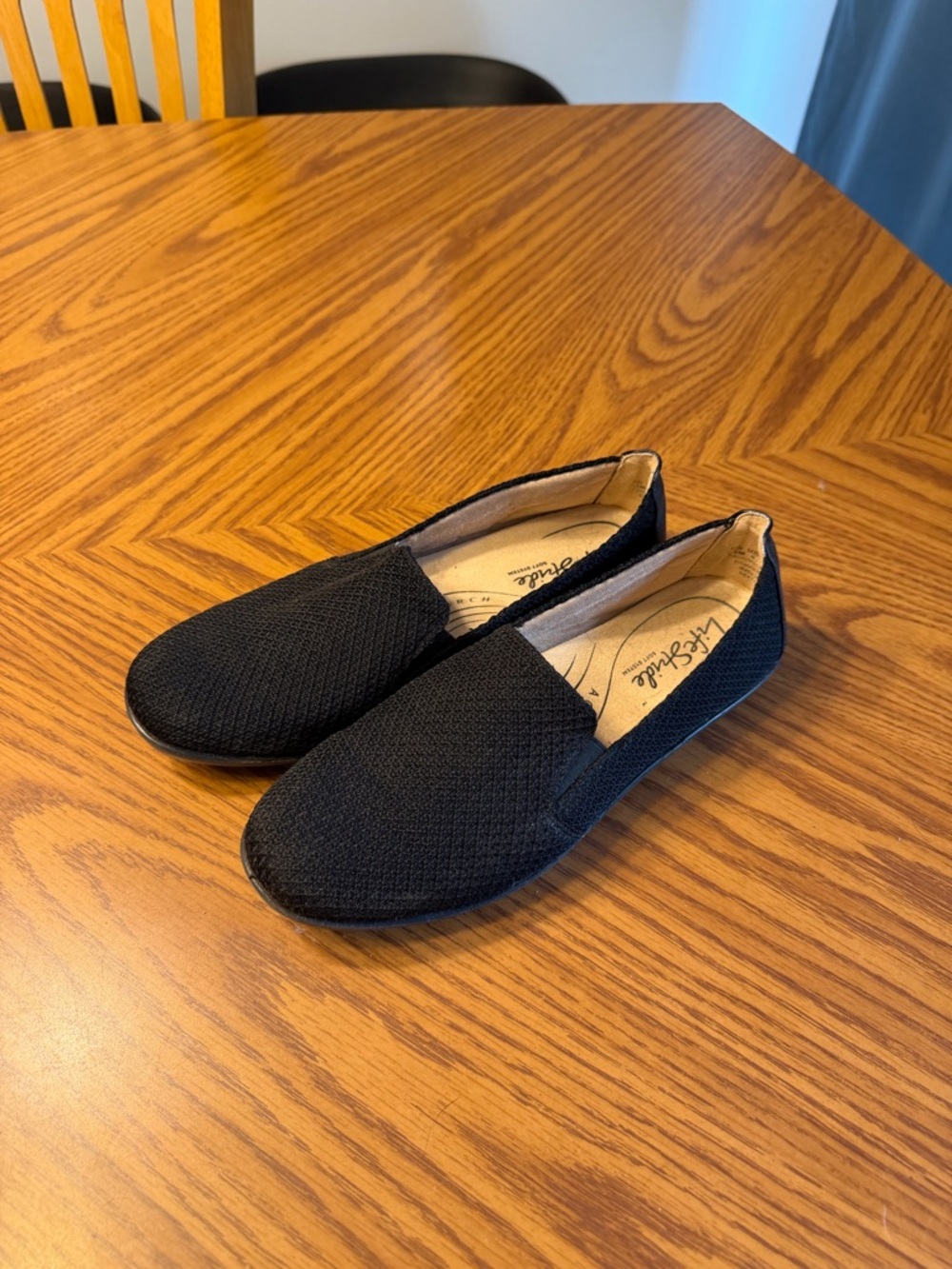 Black Women’s Slip-On Casual Loafers